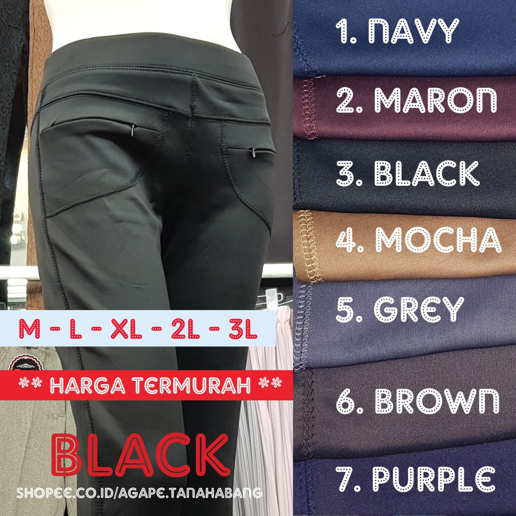  Celana  SAYA LICIN  Panjang Korea Legging  Saya Import 