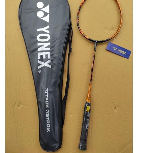 LANGSUNG ATC.. RAKET BULUTANGKIS FULL CARBON BONUS TAS + GRIP