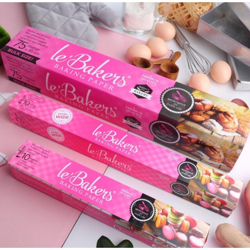 Le Bakers Baking Paper Kertas Roti Anti Lengket Kertas Minyak