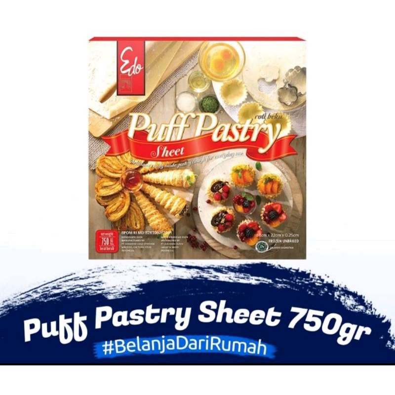 

Edo Puff Pastry Sheet 750 gr