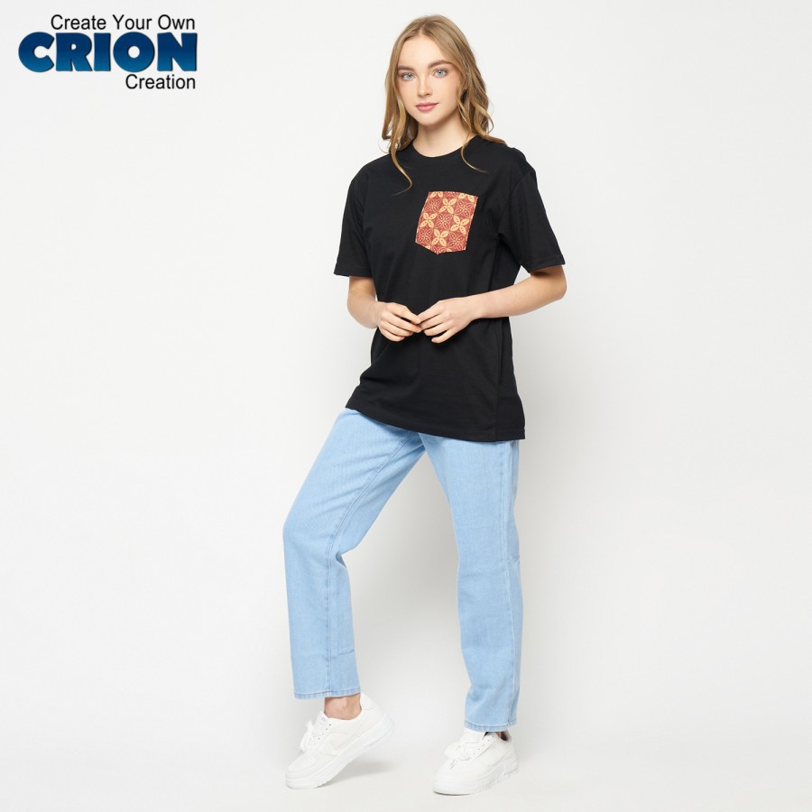 Crion Pocket series - Kaos Seri Batik motif dengan Kantong - By Crion