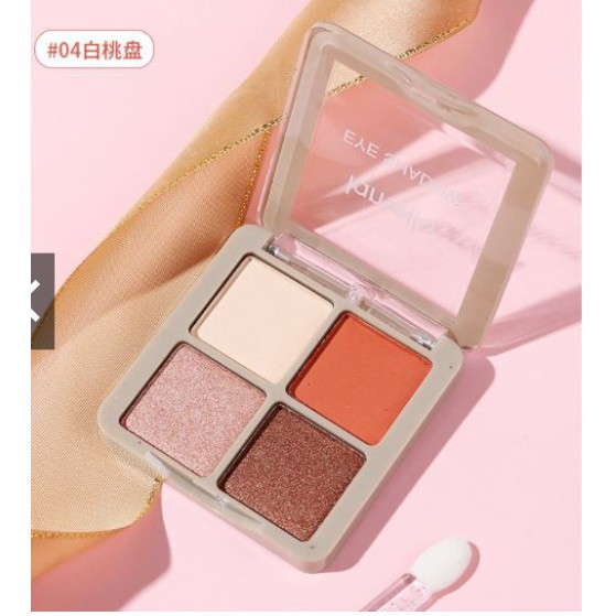 Lameila Eyeshadow 4 Warna Kombinasi Glitter Tahan Lama CJR 5086