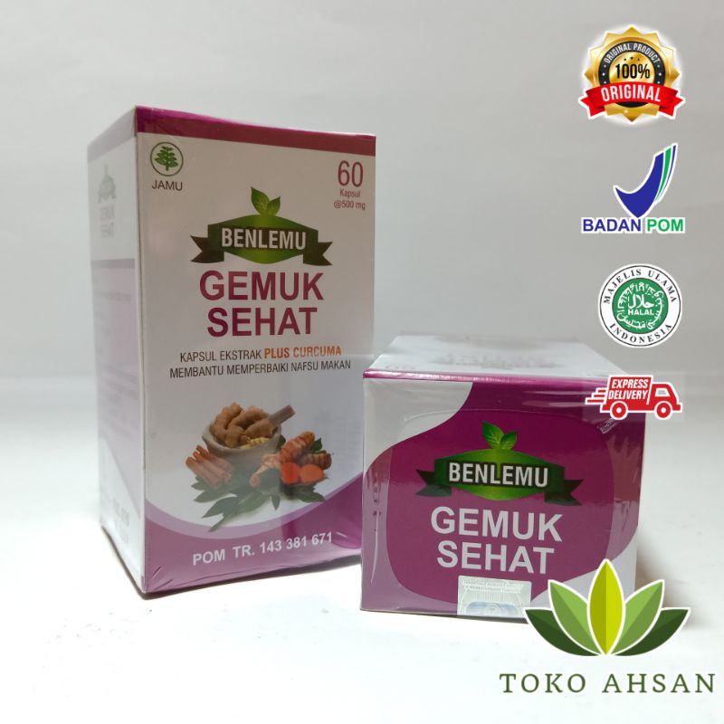Kapsul Gemuk Sehat BenLemu Al-Ghuroba' 60kpsl