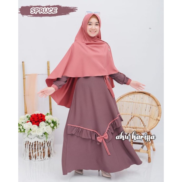 GAMIS SET YUNISA NEW MODEL BY AKU KARISSA ORI - GAMIS SET YUNISA BARU - GAMIS YUNISA Ori