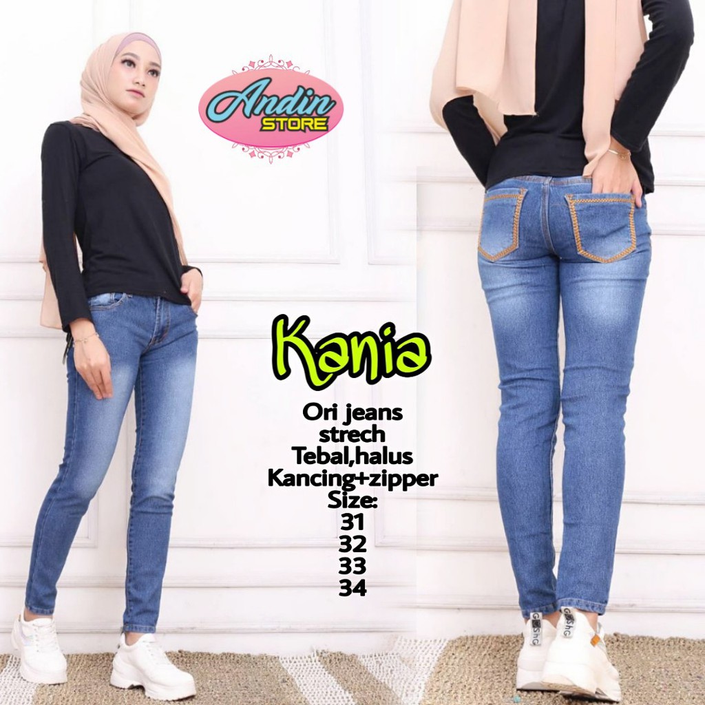  CELANA  JEANS  Kania CELANA  JEANS  REMAJA  KEKINIAN CELANA  