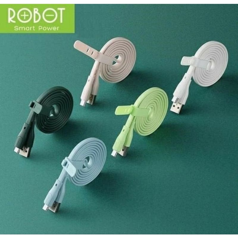 ROBOT Kabel Data RGC100/RGM100/RGL100 Android Iphone Lightning Type C - RGM100 MicroUSB