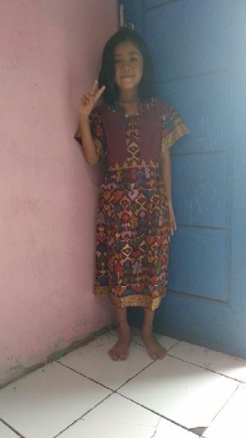 Qnunbatik Dress/terusan Batik Anak Perempuan Mentari Prodo
