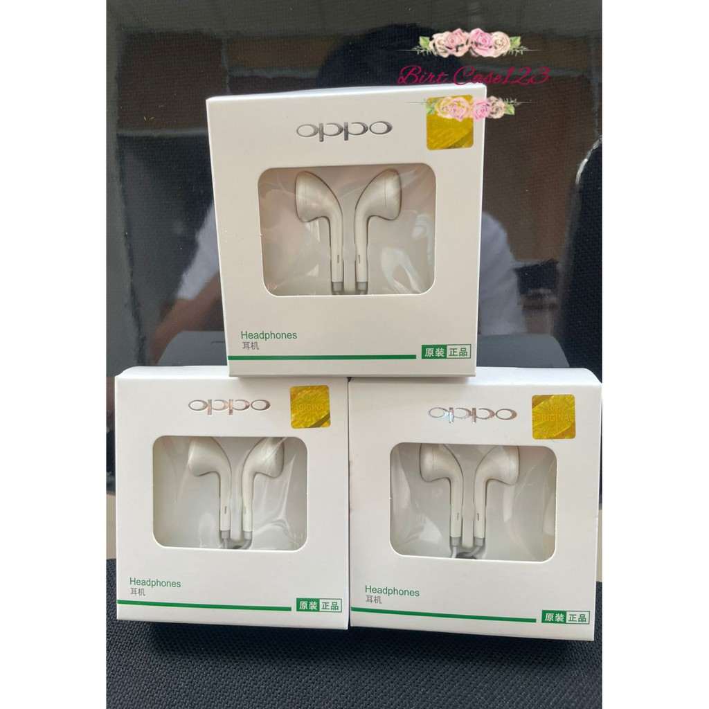 Headset Oppo Original 100% Headset Oppo F9 F7 F5 F3 A15 a5 A9 F11 pro F1s A71 A83 A37 A3s BC5791