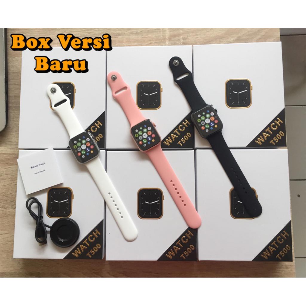 Jam Tangan SmartWatch Bracelet T500 Plus Bluetooth Connectivity Android IOS Heart Rate Sport Tracker