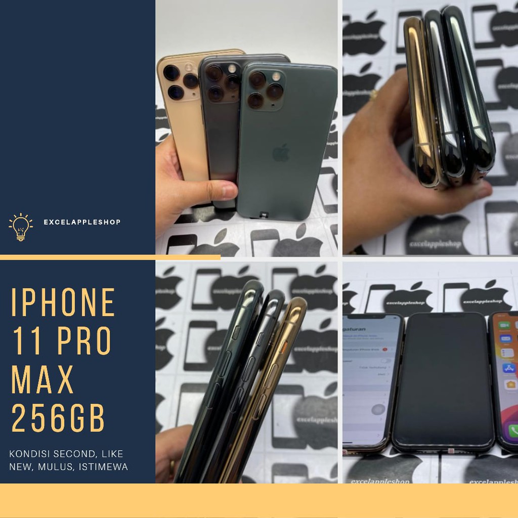 iPhone 11 Pro Max 256gb Second Fullset Mulus Like new free