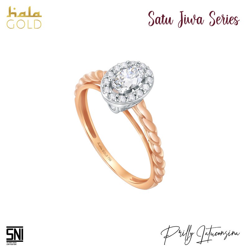 Cincin Emas Satu Jiwa Hala Gold Prilly Maaf Sayang 3WZ1157