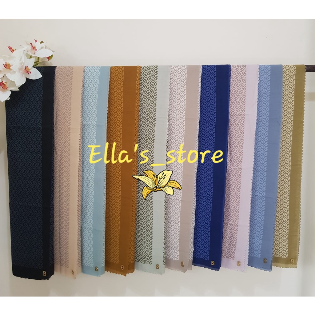 HIJAB SEGI EMPAT VOAL SQUARE MOTIF BUTTONSCARVES LASERCUT NEW TAPIS SERIES KW | JILBAB SEGI EMPAT MO