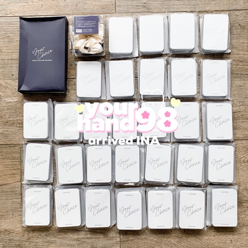 [BOOKED-BACA DESC] SEVENTEEN 8th mini album 'your choice' Official Merch