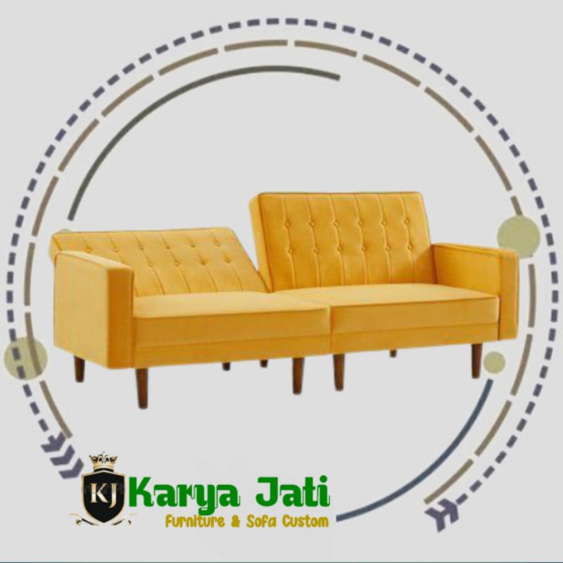 KJF Sofa Lipat VELYATTO Modern - Sofa Bed Minimalis Sofa Bed Lipat Sofa Bed Modern Sofa Beb Lipat Mu