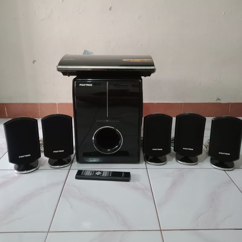 Home Theater Speaker DVD POLYTRON murah