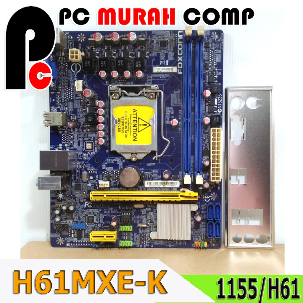 Mainboard Mobo H61 Intel LGA 1155 Onboard Foxconn