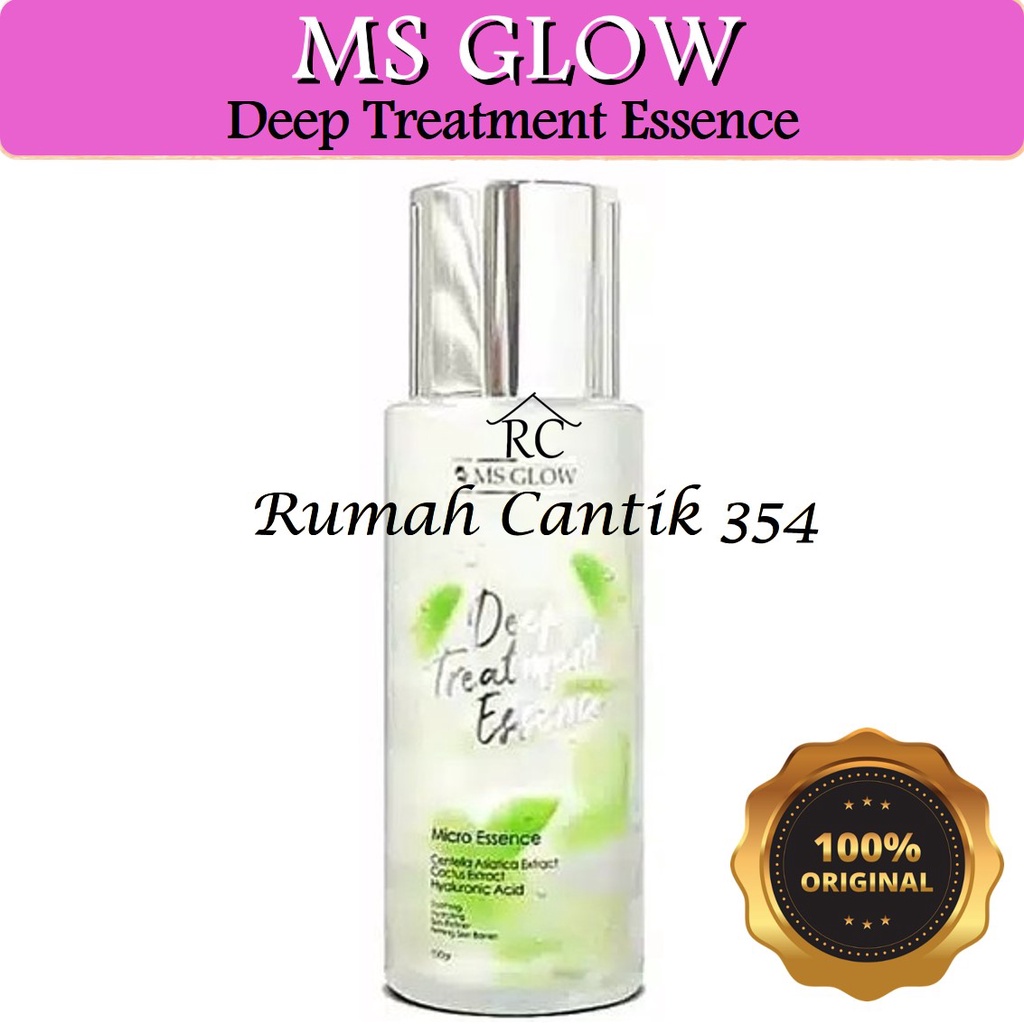 MS Glow Deep Treatment Essence Rumah Cantik 354 Essence yang dapat Memperbaiki Skin Barrier dan Melembabkan Kulit Wajah