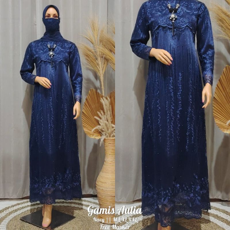 KEBAYA ORIGINAL//GAMIS AULIA FREE MASKER//KEBAYA KEKINIAN//BAJU PESTA ABAYA//BAJU KEKINIAN