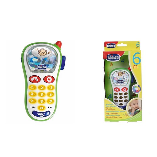 Chicco Toy Vibrating Photo Phone / Mainan Anak 6m+