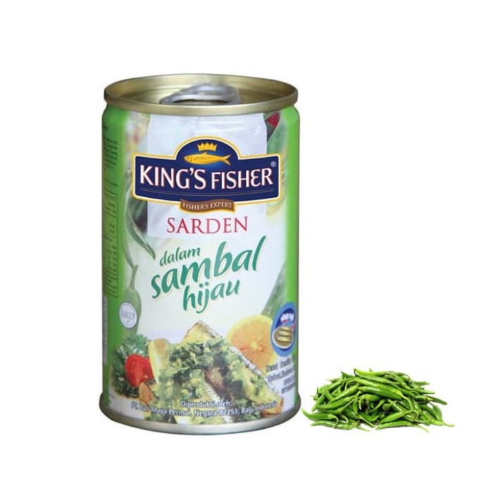 

Kings Fisher Sardine Sambal Hijau 155Gr