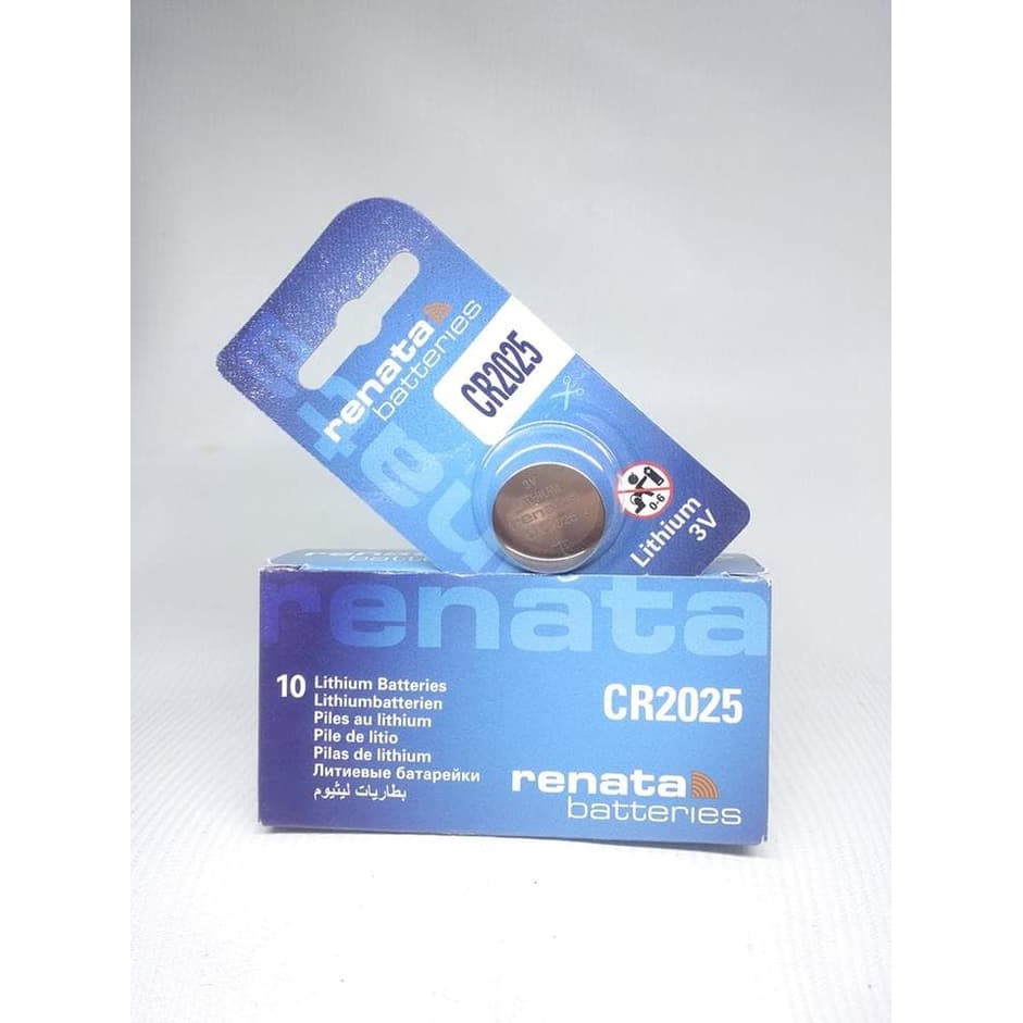 Baterai RENATA CR2025 CR 2025 Original Battery Batre Batrai Jam Tangan