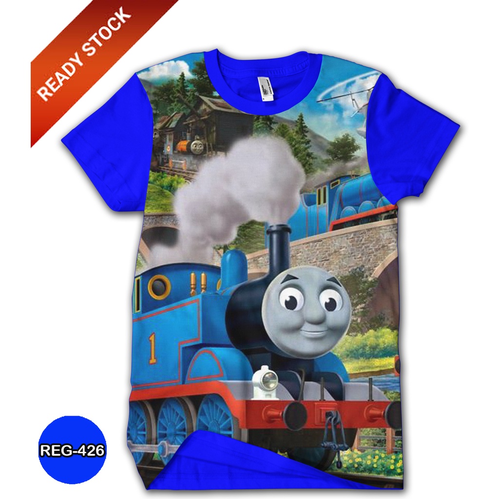 Baju Thomas and Friends 3D Kaos Anak Thomas Kartun Animasi #REG-426