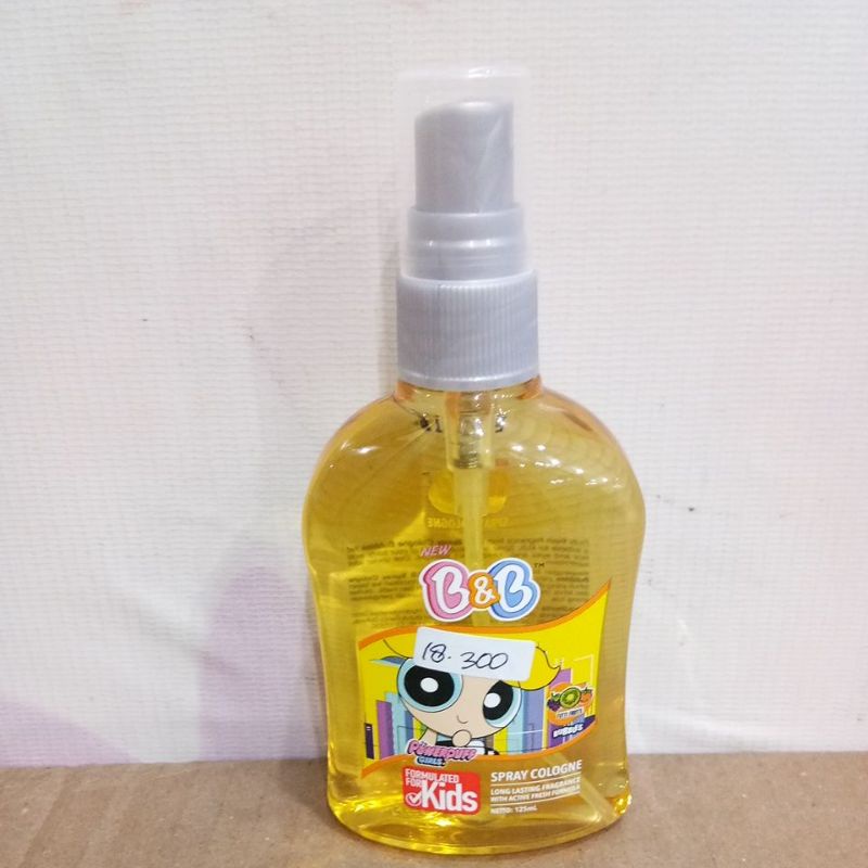 B&amp;B KIDS SPRAY COLOGNE KIWI MELON, STRAWBERRY, RASPBERRY, TUTTI FRUTTI 100ML