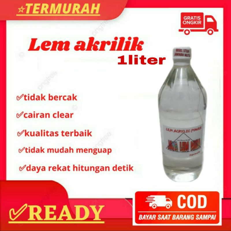 

Lem Akrilik 1liter / 1000ml