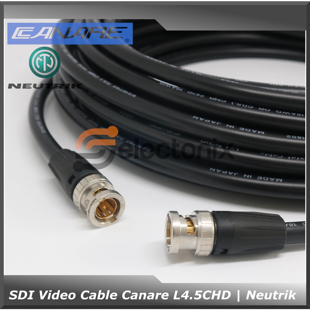 [25m] Kabel SDI Video Canare L-4.5CHD | BNC Neutrik