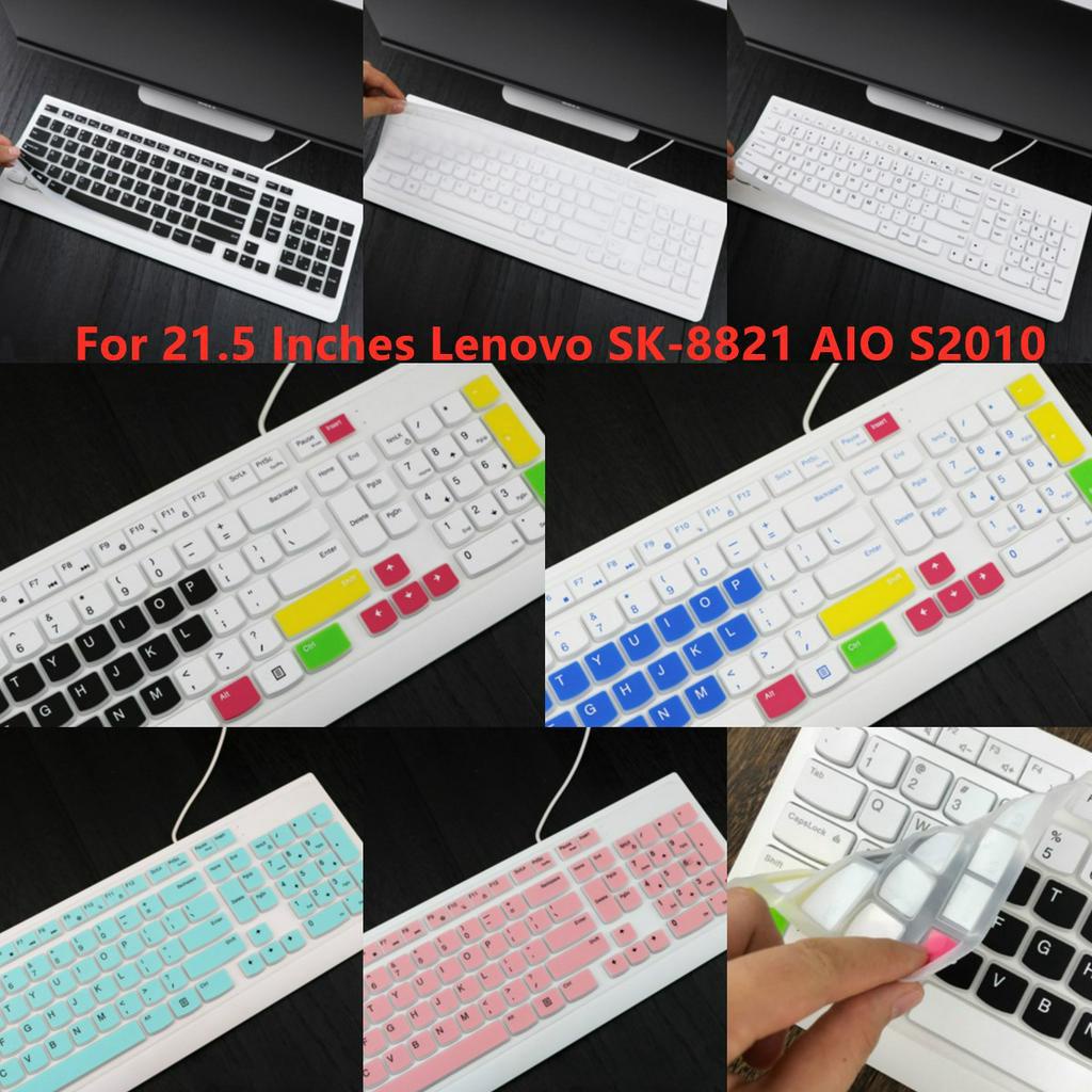 Untuk 21.5 Inci Lenovo SK-8821 AIO S2010 JME-2209U KU-0989 KBRFBU71+MORFKHO MK21 Lembut Ultra-Tipis Silikon Pelindung Penutup Keyboard Laptop