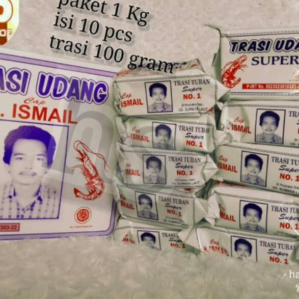 

Paling Laris!! Terasi Udang Tuban H.Ismail 1 Kg Isi 10 pcs Terasi Spesial 2020