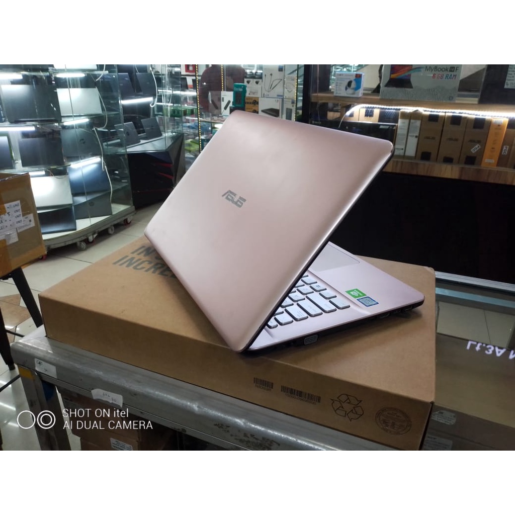 LAPTOP LEPTOP SECOND BEKAS GAMING DESAIN PROGRAMMER Asus x441 Core i5 gen8 Ram 8gb Hdd 1TB VGA NVIDIA GEFORCE 150 2GB BAGUS MURAH SIAP PAKAI GENERASI BARU