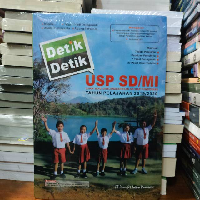 BUKU DETIK-DETIK SD  TERBARU DAN KUNCI JAWABAN