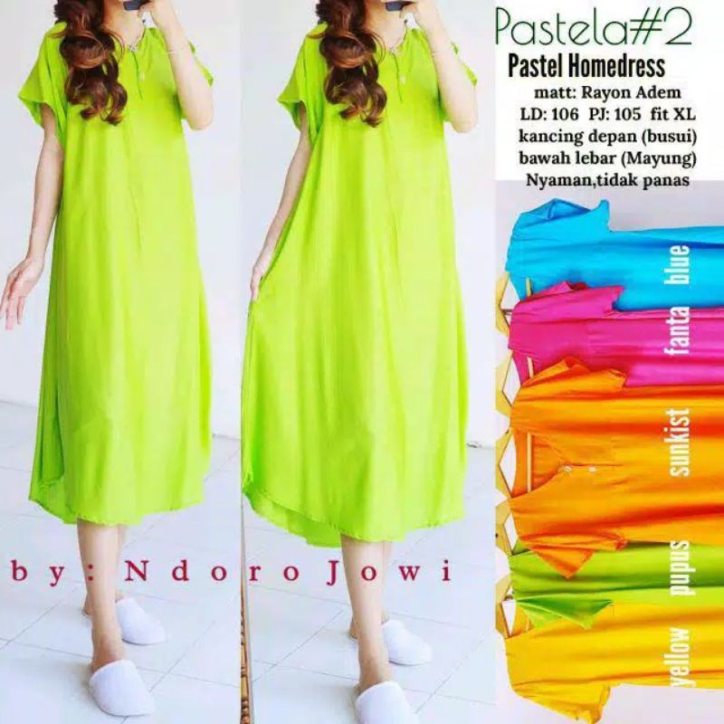 daster pastela#2 homedress by ndoro jowi daster adem dater dress homedress daster rayon adem