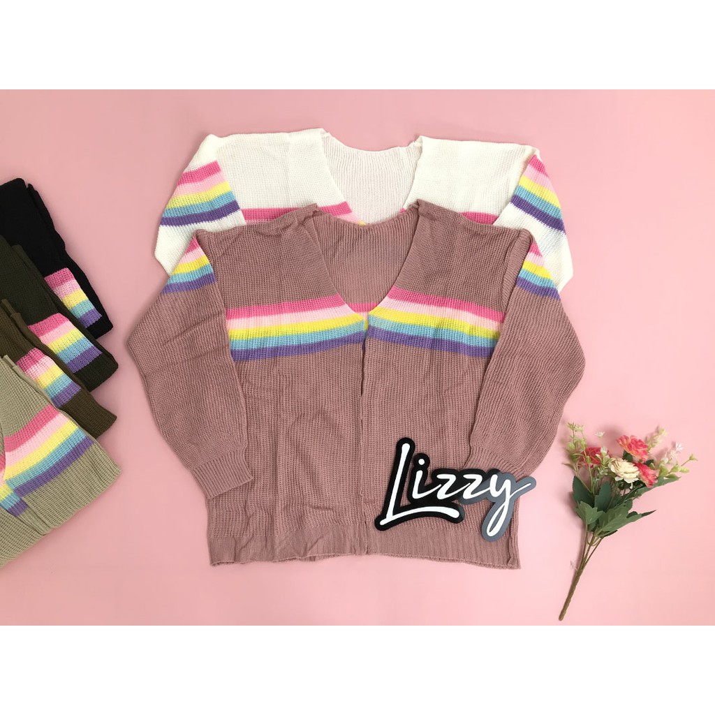 Lizzy - CARDIGAN RAINBOW