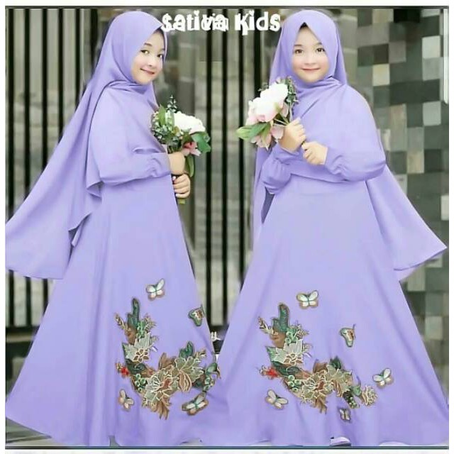 GAMIS ANAK PEREMPUAN SATIVAA  2 IN 1