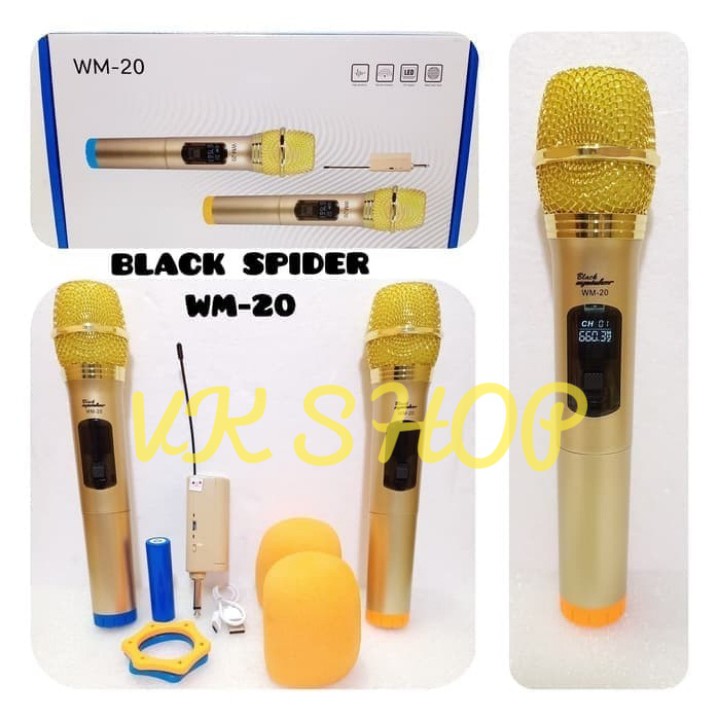 Mic Blackspider WM 20 Handle Original Black Spider WM20