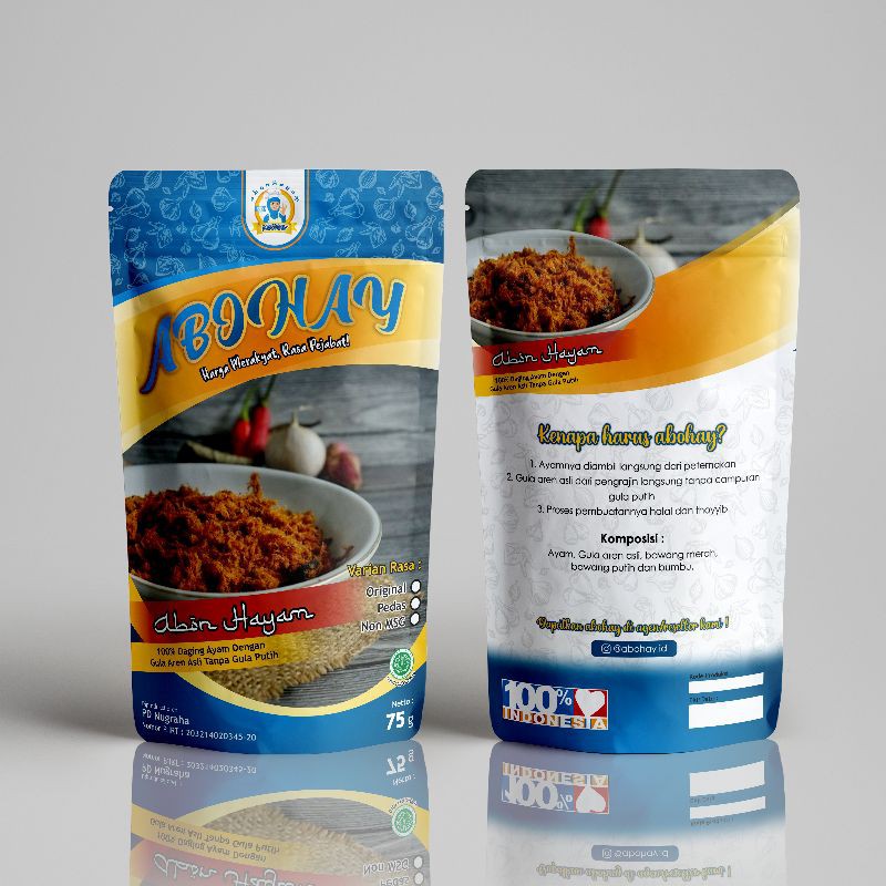 

ABON AYAM ASLI BERSERTIFIKAT HALAL MUI DENGAN GULA AREN ASLI