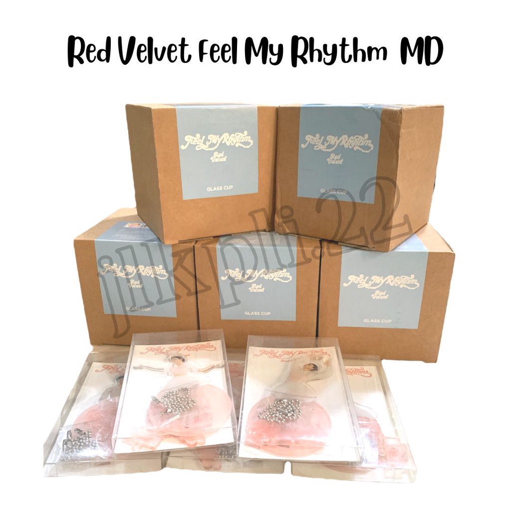 Red Velvet Feel My Rhythm Reve Festival 2022 Merch MD Merchandise Irene Wendy Seulgi Joy Yeri Glass 