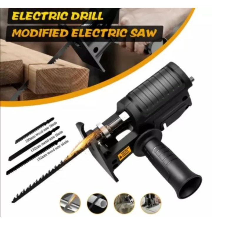 Jual Reciprocating Saw Cordless Reciprocating Saw Adapter Pengubah Bor