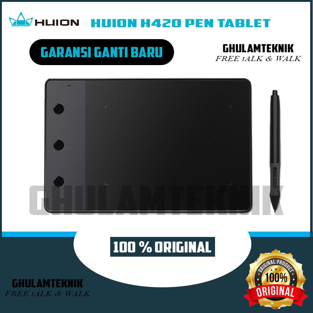 Huion H420 ASLI 100% Graphic Pen Tablet OSU / Huion Original / Pen Tablet Original