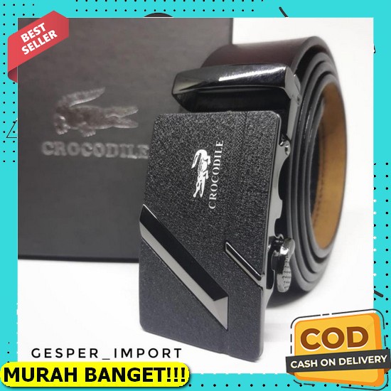 Sabuk Pria Ikat Pinggang Belt Gespes Dewasa Keren Distro Import Terbaru Tali 2022 Cowok Murah Gesper
