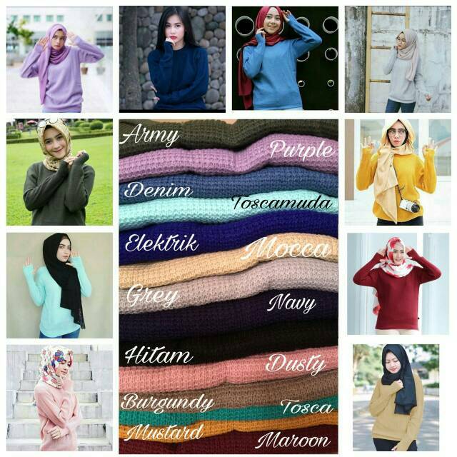 ROUNDHAND PREMIUM / sweater rajut / sweater roundhand / sweater rajut premium / sweater rajut wanita