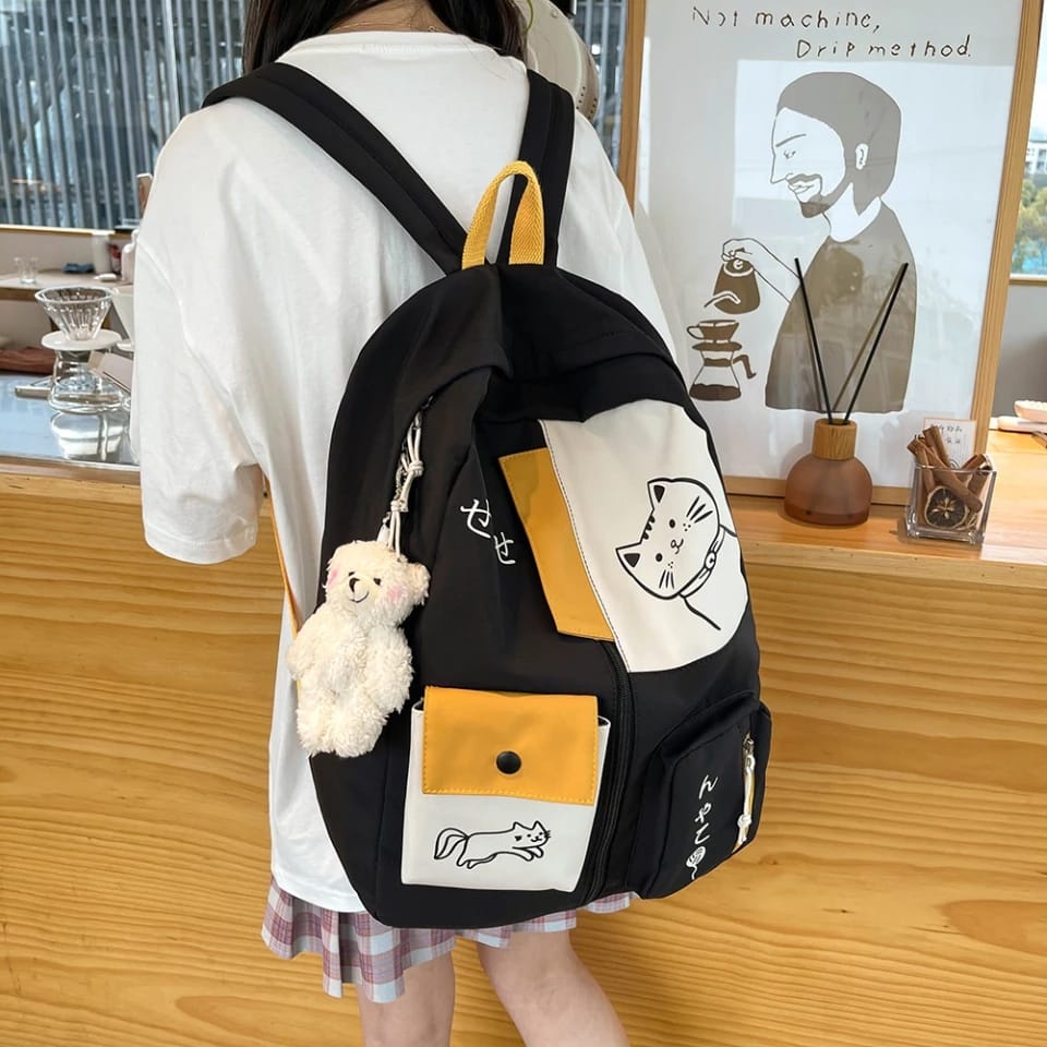 [COD] Tas Ransel Anak Perempuan Karakter Dewasa Backpack Kekinian Murah Korean Style