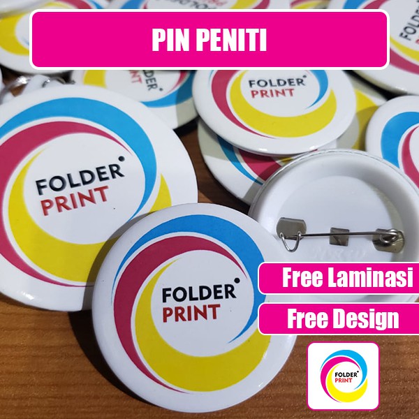 Pin Peniti Custom Murah Free Design