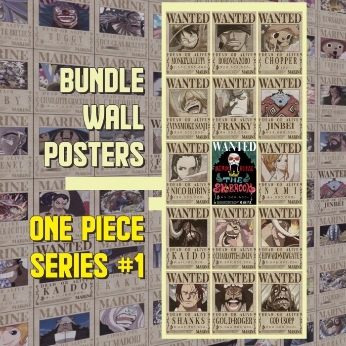 

Produk Terbaru Poster One Piece Bounty 1 Set 15 Pcs