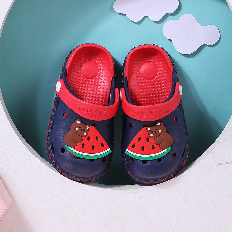 LittleAaron ZOO&amp;FRUIT PAO2 anak Sandal slop anak laki perempuan cewek import Sport Termurah Sendal Bayi Anak Cewek Cowok