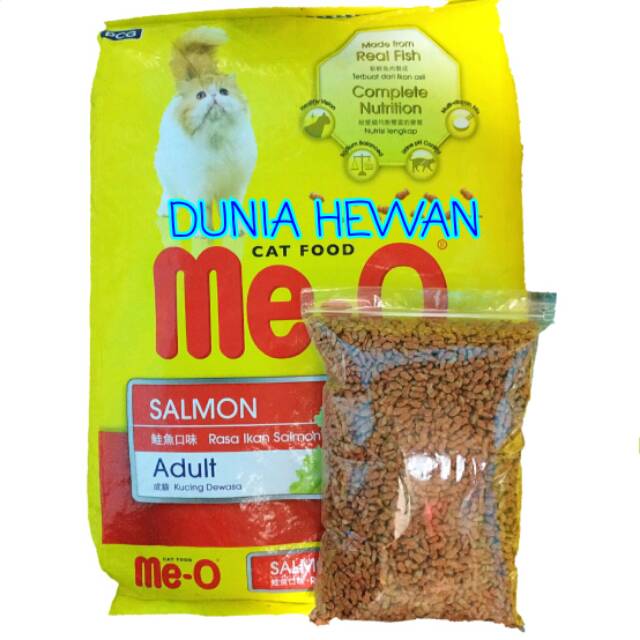 Meo Me-O Adult Salmon / SEAFOOD / CHICKEN 1Kg 1 Kg