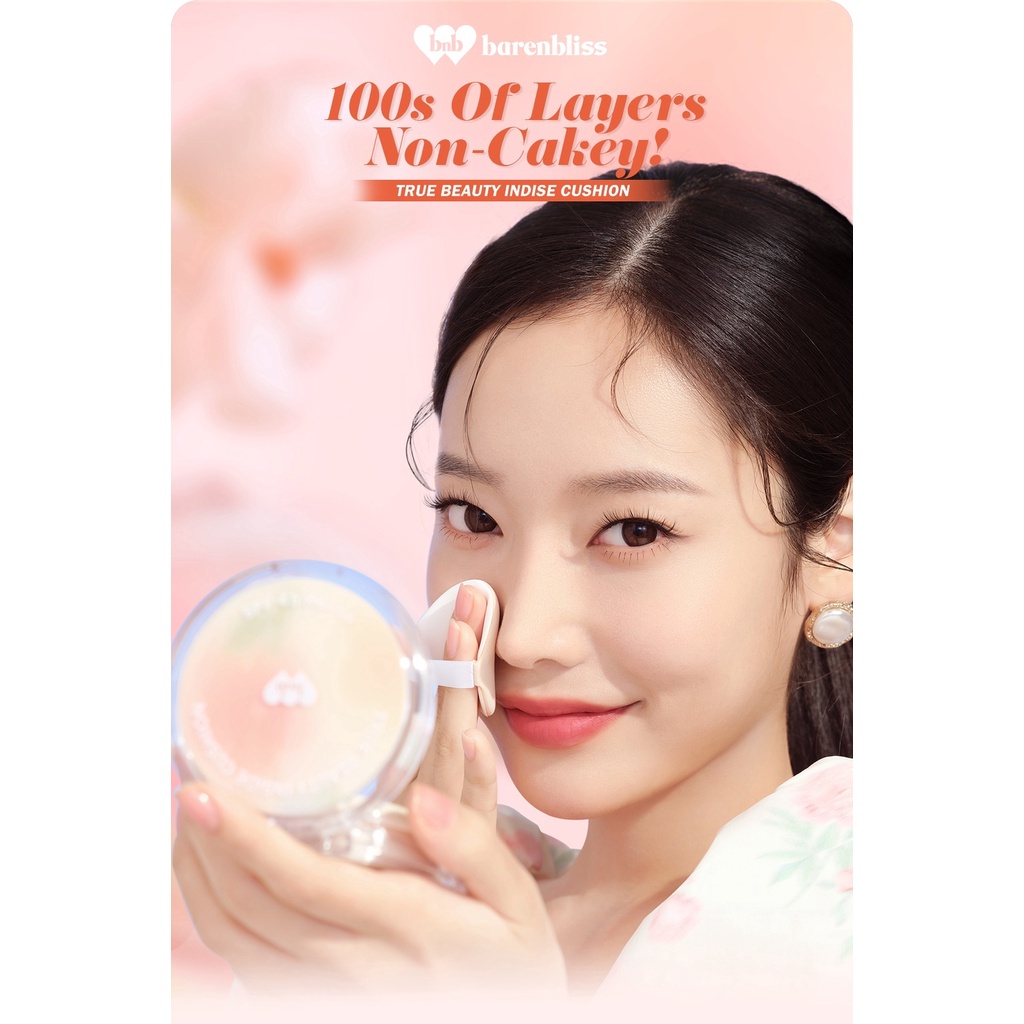 [ORI &amp; READY] BNB barenbliss Korean Bloomatte True Beauty Inside Cushion [24H Full Coverage]