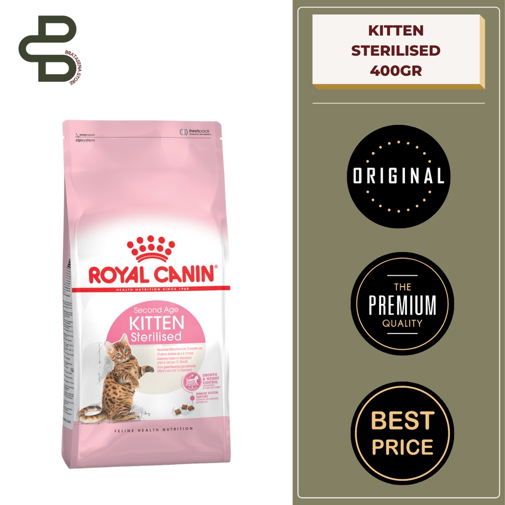 ROYAL CANIN KITTEN STERILISED 400GR FRESHPACK